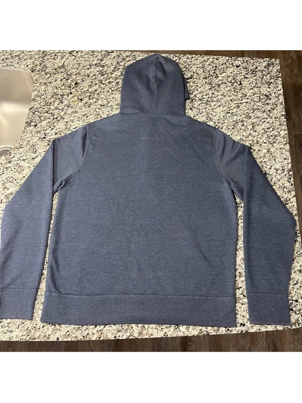 J Crew Hoodie L Henley Blue